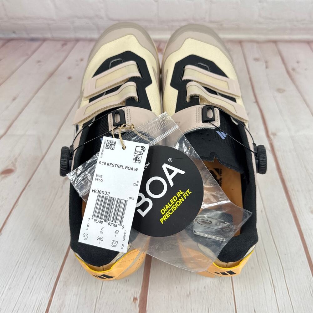 Adidas Five Ten Kestrel BOA Mountain Bike Sand Strata Shoes Womens Sz 9.5 HQ6032 - Picture 8 of 11
